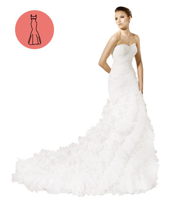Hogyan válasszuk ki a menyasszonyi ruha menyasszonyi viselet esküvői divat