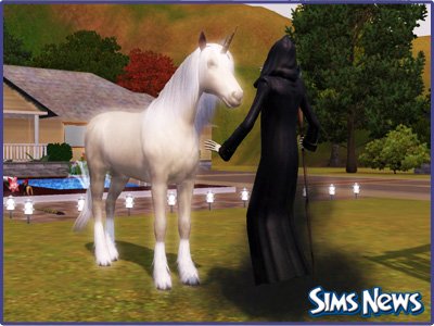 Hogyan készítsünk egy egyszarvú Sims (Sims) Mivel a The Sims, hogy az egyszarvú