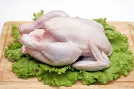 Kalóriatartalmú étrend főtt csirke
