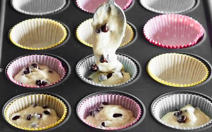 Muffin papír formákba receptek 6 mini cupcakes nyomtatott formában, testoved