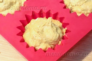 Adagolt cupcakes szilikon képezi (receptek fotók)