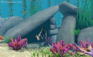 Búvárkodás és merülés készség „The Sims 3 paradicsomi sziget”, az univerzum a játék a Sims!