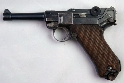 Parabellum német Luger pisztolyt p-08-es kaliberű, leírások (TTX) és az eszköz