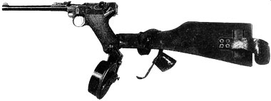 Pistols „Parabellum” különböző módosításokat