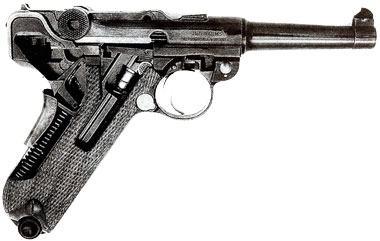 Pistols „Parabellum” különböző módosításokat