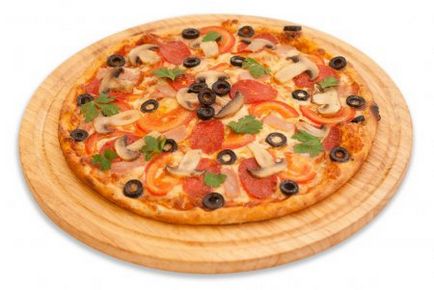 Pizza gombával - receptek képekkel (pizza) Pizza gombával - receptek képekkel