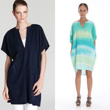 Tunika ruha 2017 photo modell a nyár és a tél, milyen divatos viselni őket
