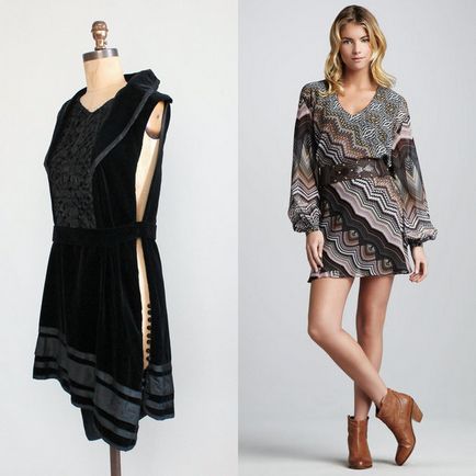 Tunika ruha 2017 photo modell a nyár és a tél, milyen divatos viselni őket