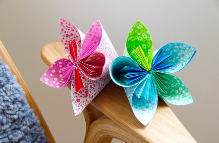 Crafts kifogyott a papír origami gyermekek saját kezűleg egy videó áramkör