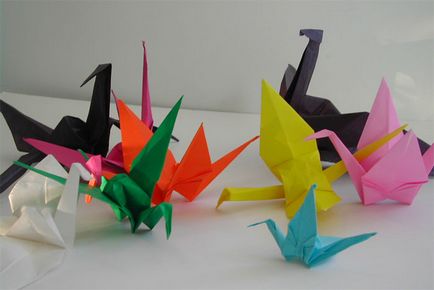 Mesterségek origami papír a gyermekek számára