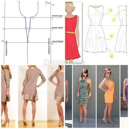 Egyszerű ruhát saját kezűleg mintákat, ötleteket és részletes mesterkurzusok