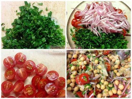 Saláták, aszalt paradicsommal finom receptek fotókkal