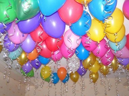 Hélium ballonok otthon