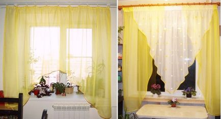 Függöny-arch a konyhába - és a választás a kész hímzés (fotók, mesterkurzus)