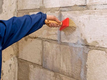 Vakolás falak jelzők a lakásfelújítási és miért van szükség