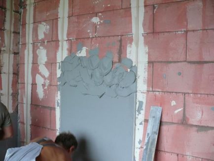 Vakolás falak jelzők a lakásfelújítási és miért van szükség