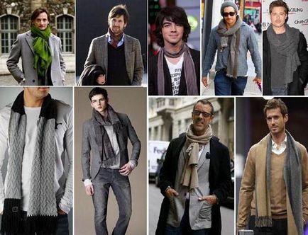 Ways kötni egy sálat a férfiak esetében - a helyszínen a divat és stílus