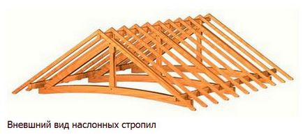 Szarufák - minden, ami a tető - építőipar és az otthoni javítás