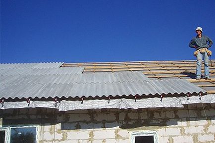 Szaruszint nyeregtetős tető fürtös számítás különböző bevonatok