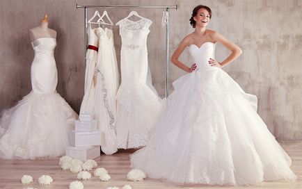 Esküvői ruha a szám, hogyan kell kiválasztani a típus