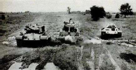 T34 ellen Sherman Patton és Pershing
