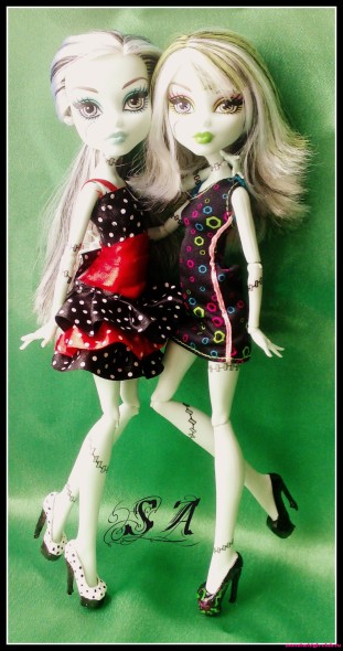 Cipő szörny nagy babák papírmasé, monster high klub