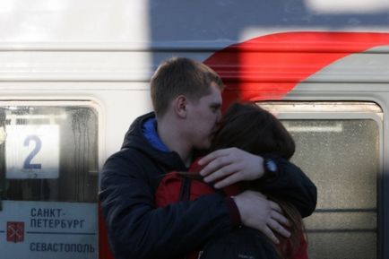 Ukrán határőrök kell ültetni a vonat - Társadalom - Esti Petersburg