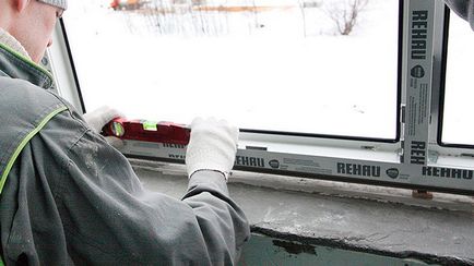 Telepítése műanyag ablakok kezük