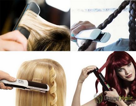 Irons a haj curling választás és a használati utasítást bázisok