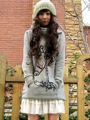 Kapucnis 2017 divat kapucnis női kép és milyen viselni hosszú pulcsik