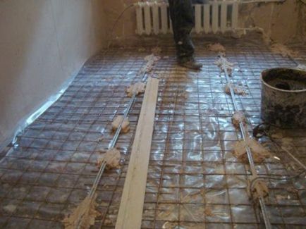 Betonpadló (beton) betonon