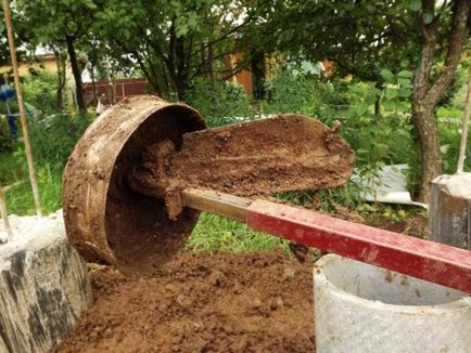 Fúró őrölt a kezüket, az oszlopok, kutak, rajzok, méretek