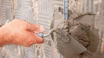 Cement malter gipsz falak arányait, előkészítése