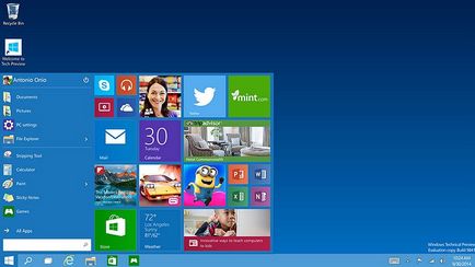 Újdonságok a Windows 10, divatos Petersburg