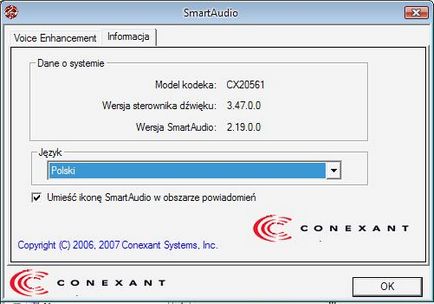 Conexant HD Audio - milyen programok, számítógépes emberek