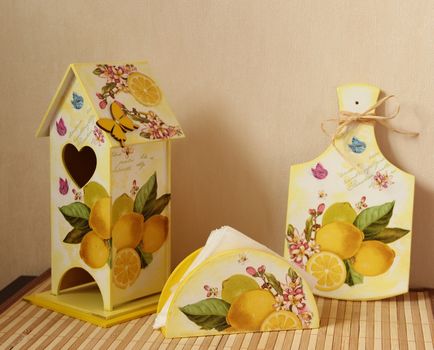 Decoupage teaház fotók és ötletek saját kezűleg, a master-class lépésről lépésre, képeket és videókat, törlőkendők