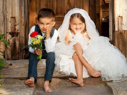 Gyermekek az esküvő