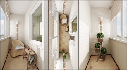 Konyha tervezés erkéllyel fotó egy kis konyha, erkély és egy ajtó belső küszöböt,