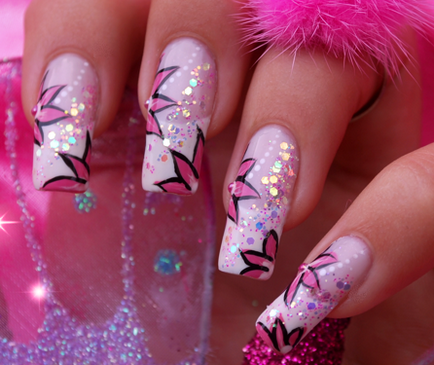 Nail Design 2018 130 kép rajzok a körmök (2018) Nail Design 2018 130 kép rajzok a körmök