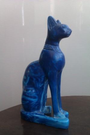 Egyiptomi macska szobor, a kedvenc thai macska