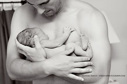 Képek a születés és az első pillanat az élet