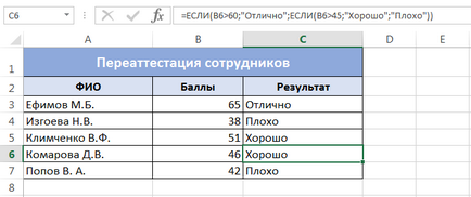 Funkció Ha az Excel egy egyszerű példa (példa) Funkció excel, ha egy egyszerű példán