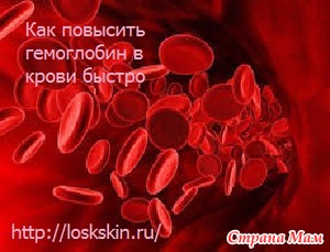 Hogyan lehet gyorsan növelni a hemoglobin a vérben