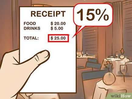 Hogyan borravalót adni egy étteremben