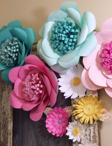 Hogyan, hogy a nagy virágok papírból, a helyi kreatív ötletek - kézműves - workshopok - DIY