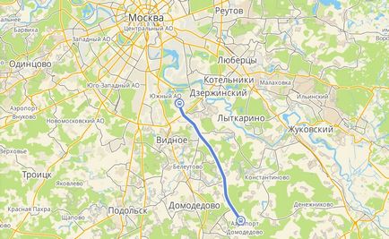 Hogyan lehet eljutni Domodedovo a metró