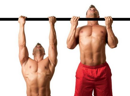 Hogyan kell építeni a bicepsz egy vízszintes sáv húzódzkodás