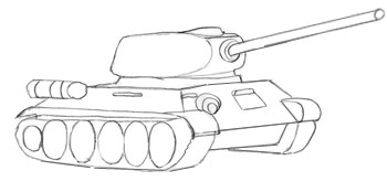 Hogyan kell felhívni a tank állapota, a tartály ceruzarajz