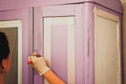 Hogyan kell frissíteni egy régi szekrény kezét kreatív ötletek otthoni