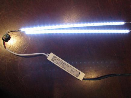 Hogyan lehet csatlakozni egy LED-lámpa helyett fluoreszcens magát